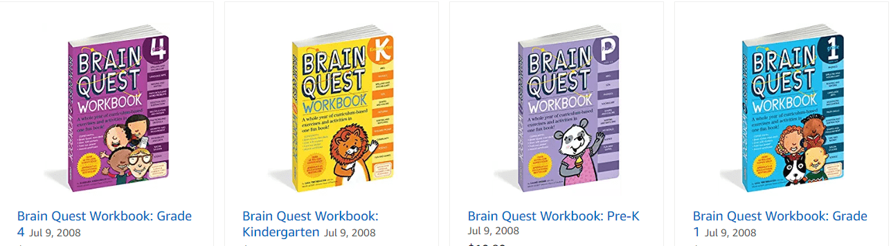 brain quest books from amazon